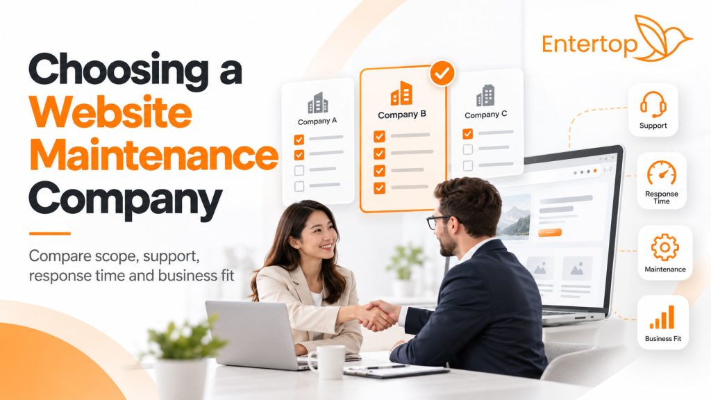 Entertop’s maintenance options